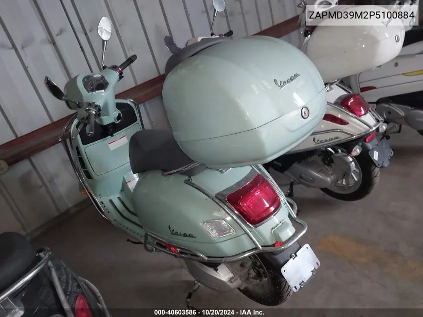 2023 Vespa Gts/Sei Giorni 300 VIN: ZAPMD39M2P5100884 Lot: 40603586