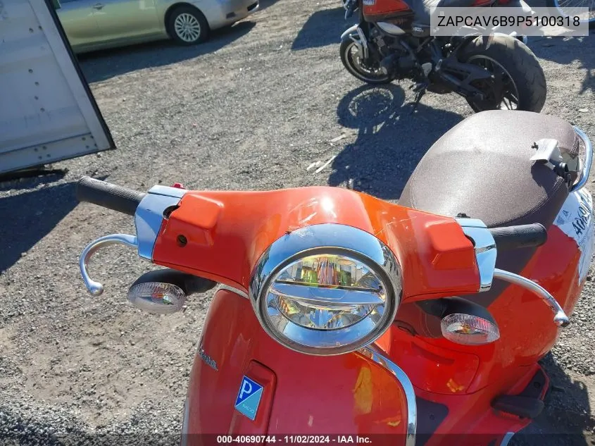 2023 Vespa Primavera/Sprint 50 VIN: ZAPCAV6B9P5100318 Lot: 40690744