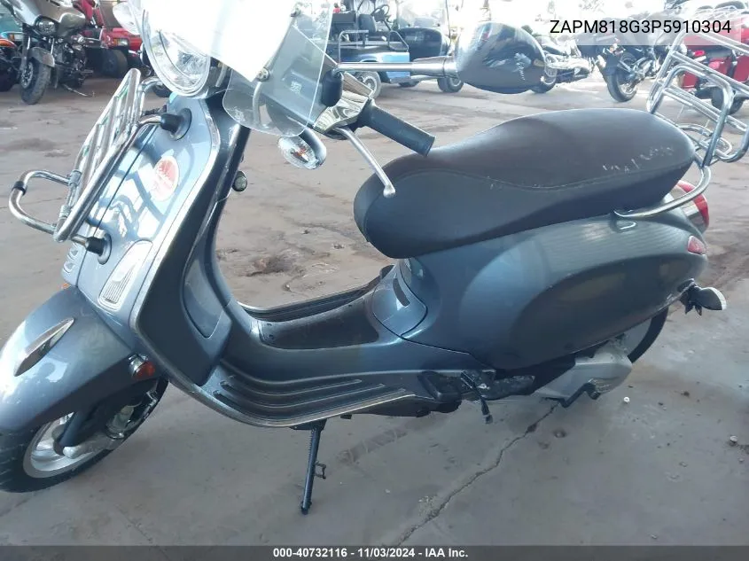 2023 Vespa Primavera/Sprint 150 VIN: ZAPM818G3P5910304 Lot: 40732116