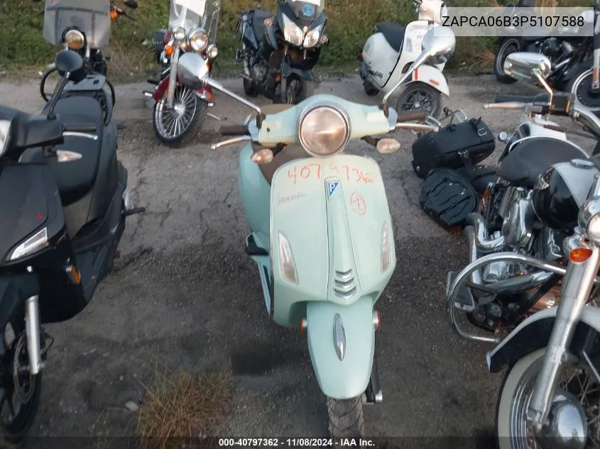 2023 Vespa Primavera/Sprint 50 VIN: ZAPCA06B3P5107588 Lot: 40797362