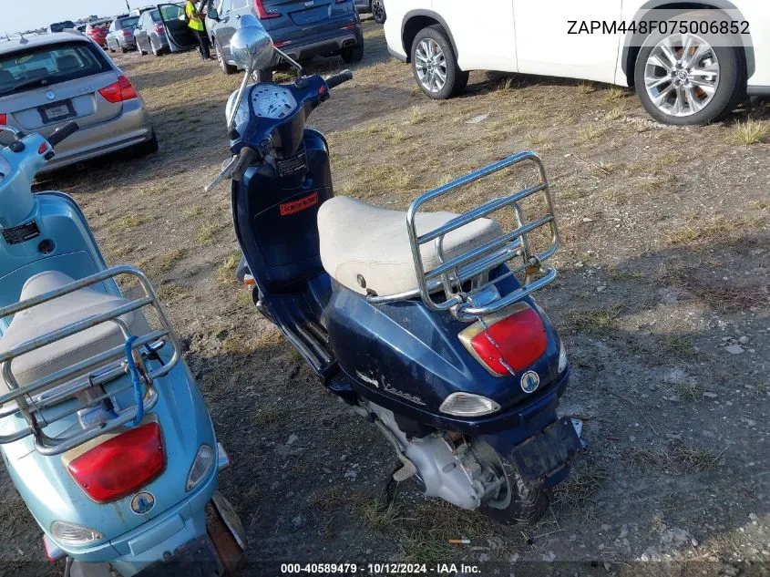 ZAPM448F075006852 2007 Vespa Lx 150