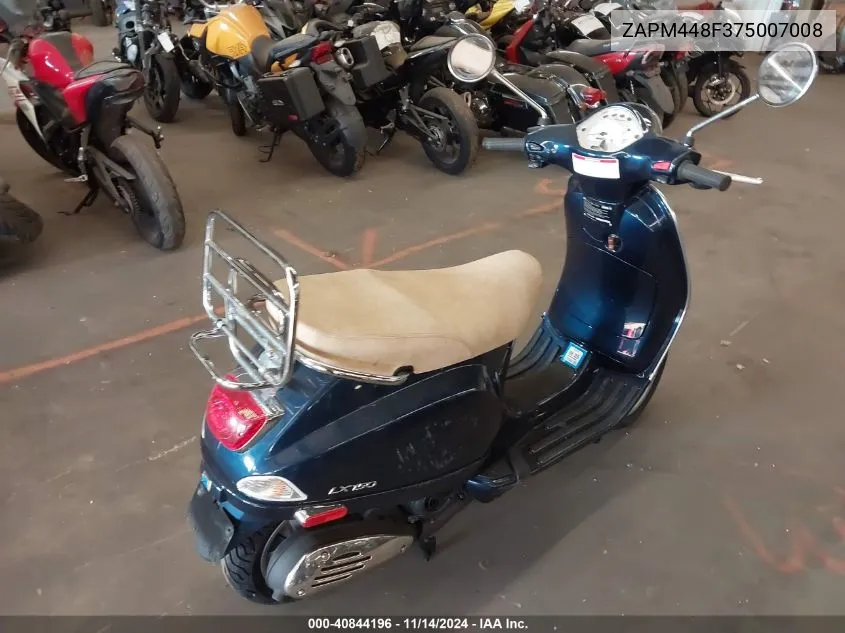 ZAPM448F375007008 2007 Vespa Lx 150