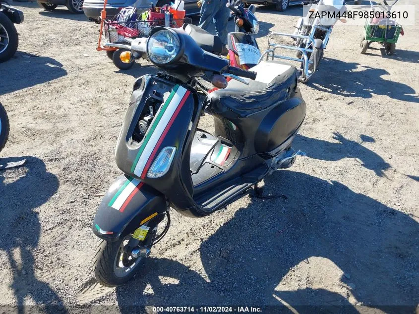 2008 Vespa Lx 150 VIN: ZAPM448F985013610 Lot: 40763714