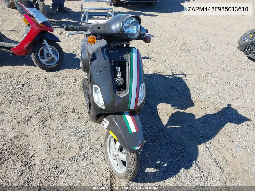 2008 Vespa Lx 150 VIN: ZAPM448F985013610 Lot: 40763714