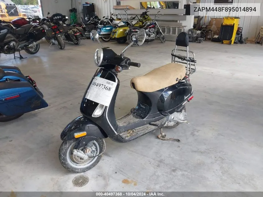 2009 Vespa Lx 150 VIN: ZAPM448F895014894 Lot: 40497368