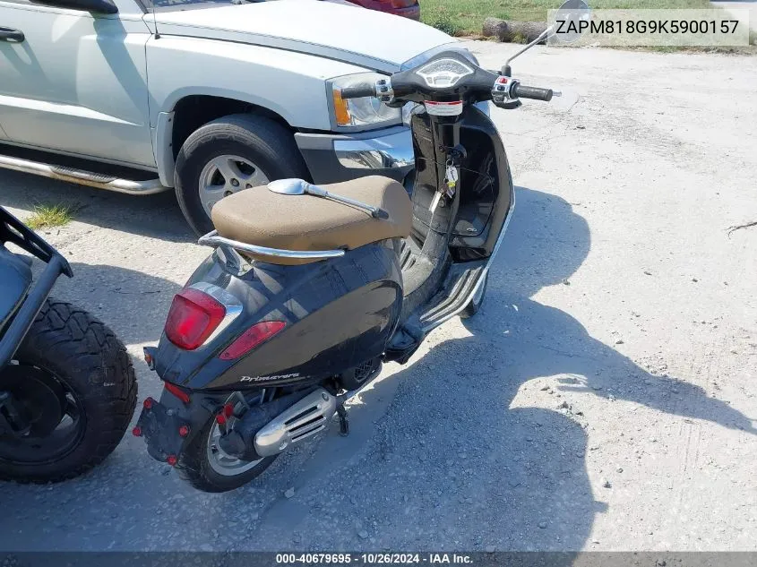 2019 Vespa Primavera VIN: ZAPM818G9K5900157 Lot: 40679695