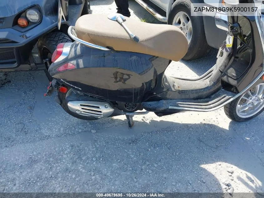 2019 Vespa Primavera VIN: ZAPM818G9K5900157 Lot: 40679695