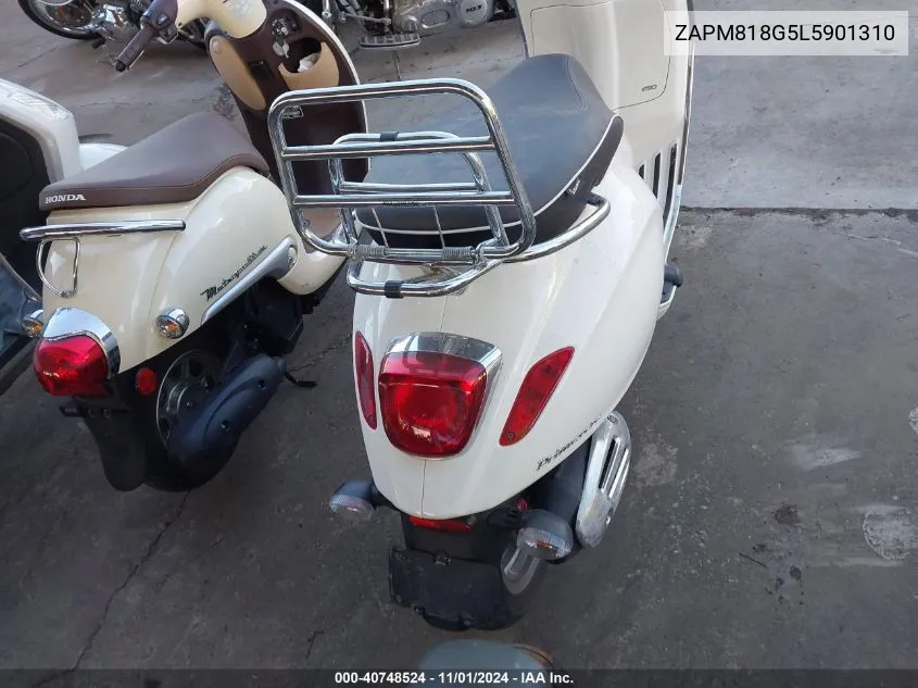 2020 Vespa Primavera VIN: ZAPM818G5L5901310 Lot: 40748524