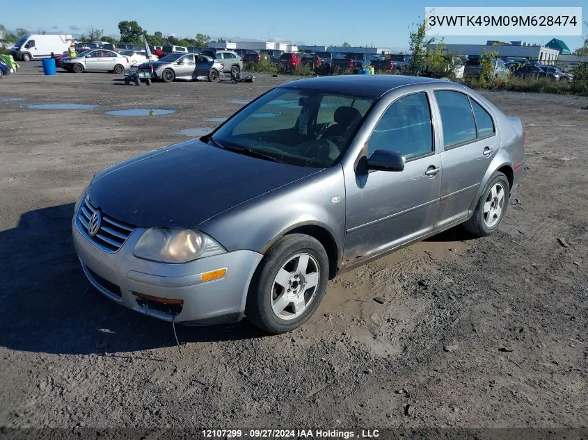 3VWTK49M09M628474 2009 Volkswagen City Jetta