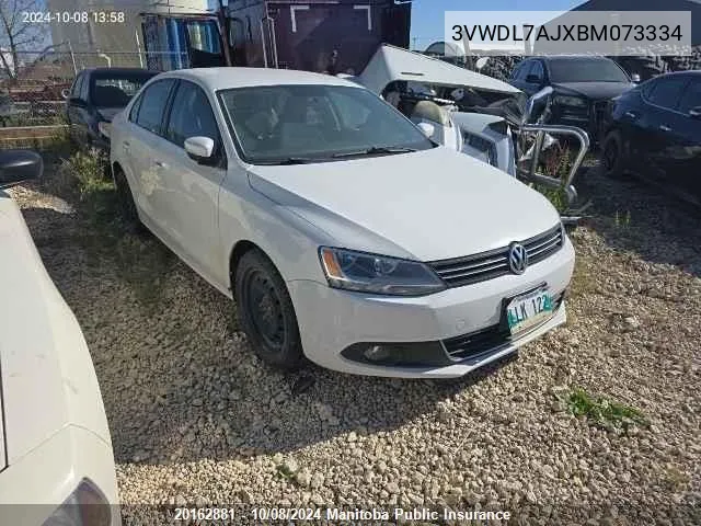 3VWDL7AJXBM073334 2011 Volkswagen Jetta 2.0 Tdi