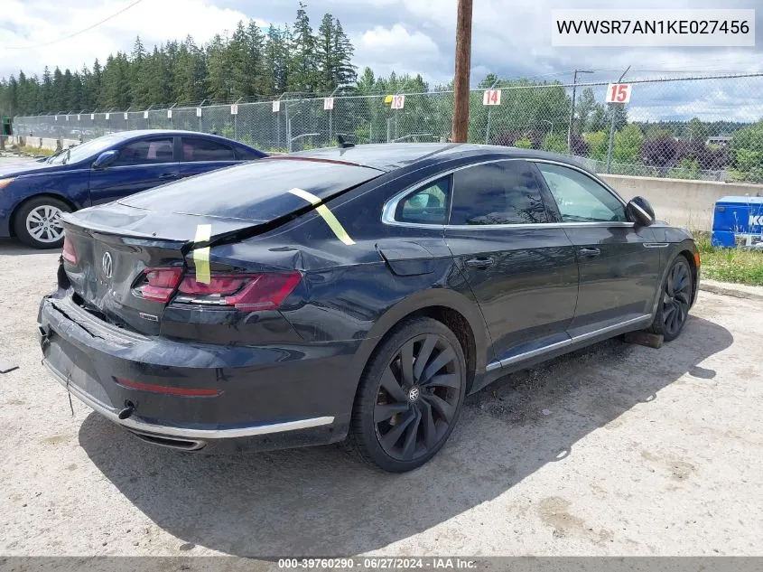 WVWSR7AN1KE027456 2019 Volkswagen Arteon 2.0T Sel R-Line