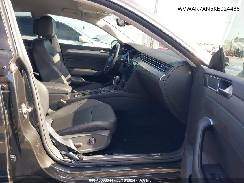 2019 Volkswagen Arteon 2.0T Se VIN: WVWAR7AN5KE024488 Lot: 40098944