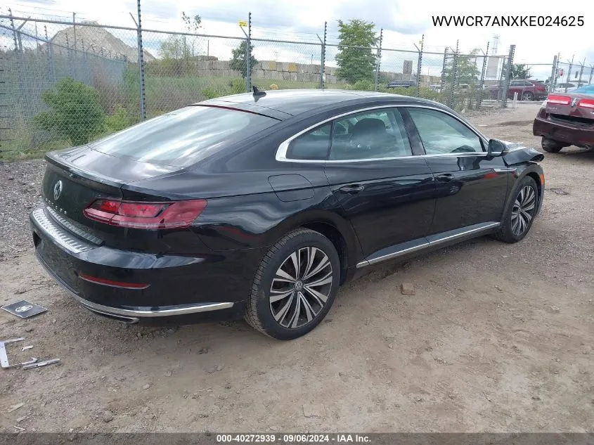 2019 Volkswagen Arteon 2.0T Sel VIN: WVWCR7ANXKE024625 Lot: 40272939