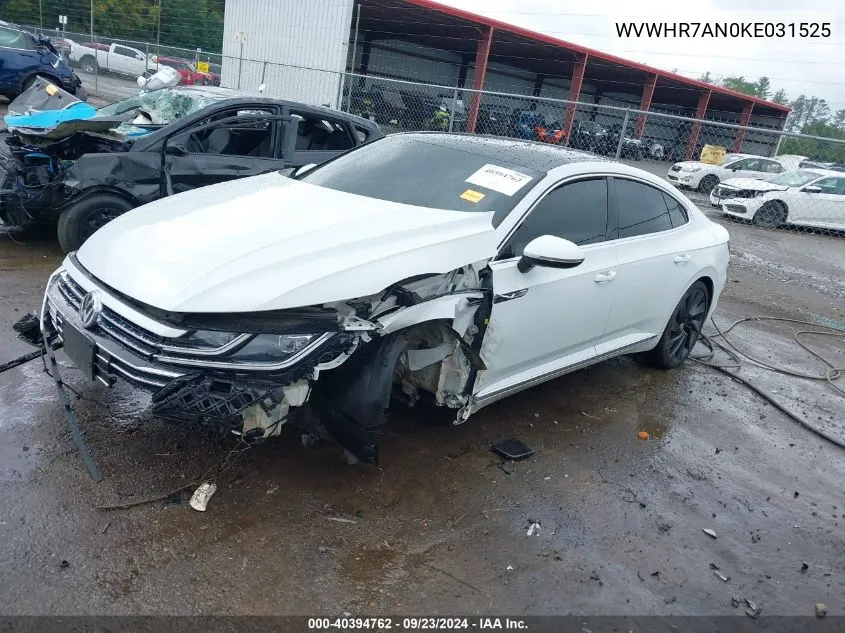 WVWHR7AN0KE031525 2019 Volkswagen Arteon Sel