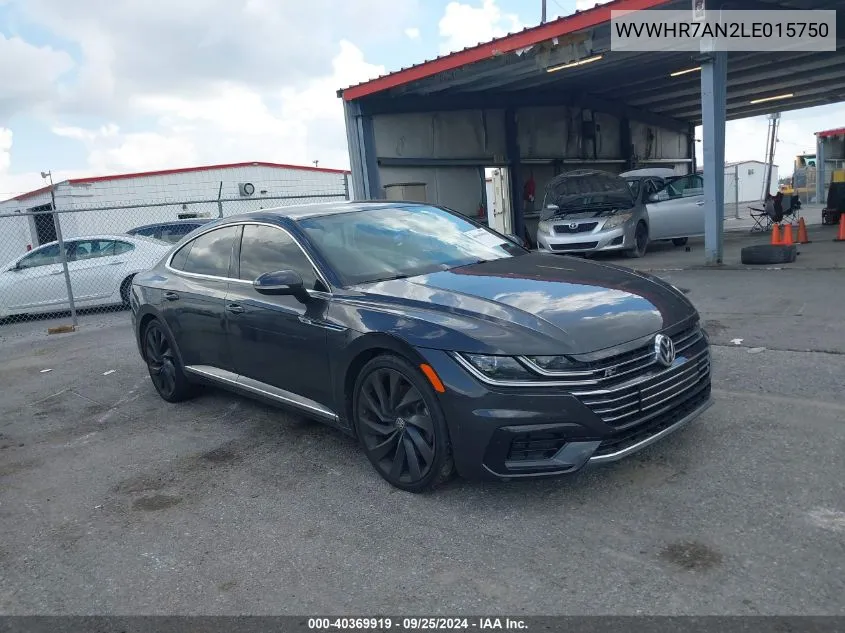 2020 Volkswagen Arteon 2.0T Sel R-Line VIN: WVWHR7AN2LE015750 Lot: 40369919