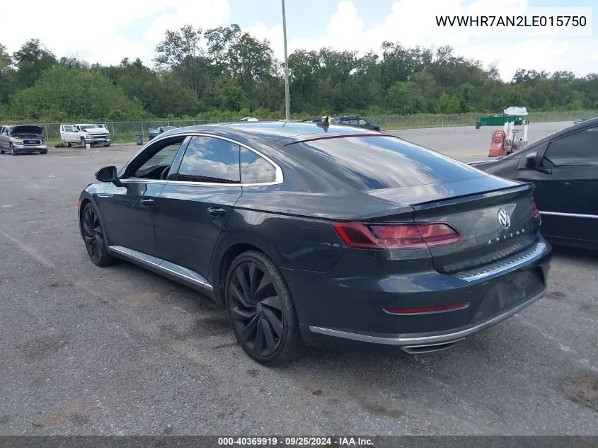 WVWHR7AN2LE015750 2020 Volkswagen Arteon 2.0T Sel R-Line