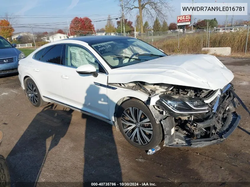 2020 Volkswagen Arteon 2.0T Sel VIN: WVWDR7AN9LE016781 Lot: 40735786