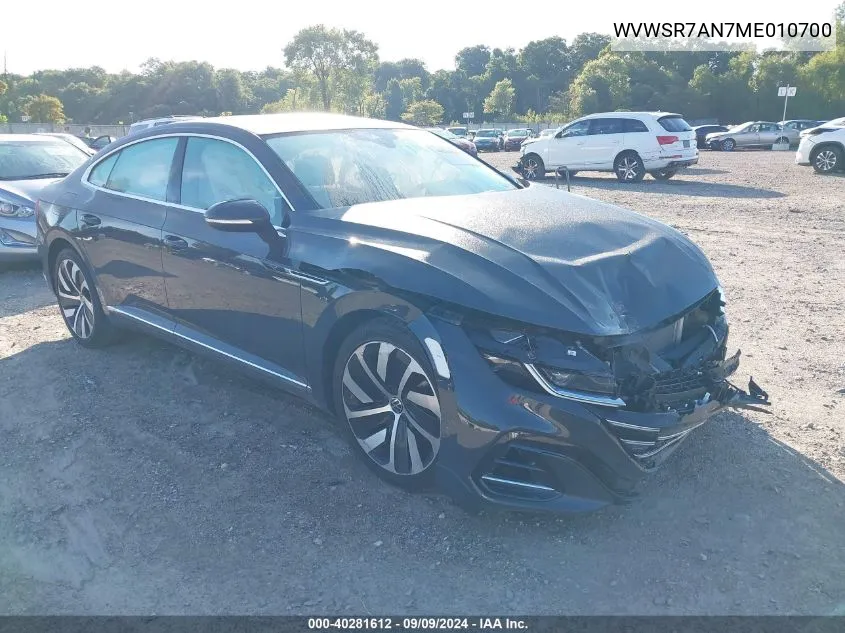 2021 Volkswagen Arteon 2.0T Sel R-Line VIN: WVWSR7AN7ME010700 Lot: 40281612