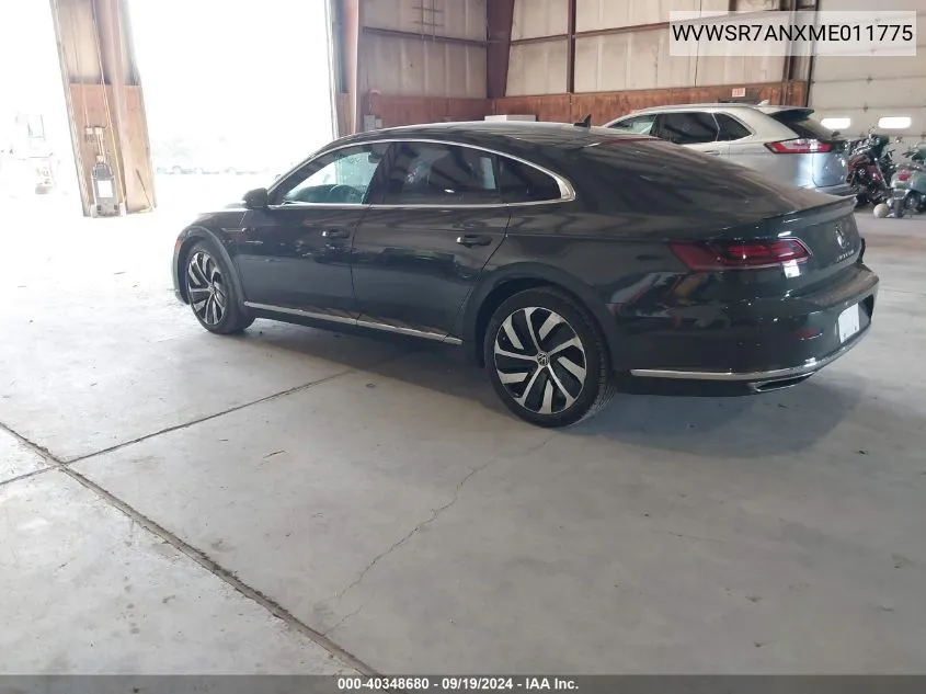 WVWSR7ANXME011775 2021 Volkswagen Arteon 2.0T Sel R-Line