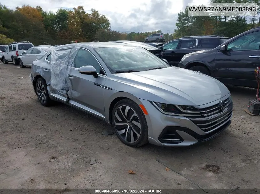 2021 Volkswagen Arteon 2.0T Sel R-Line VIN: WVWSR7AN9ME003893 Lot: 40466098