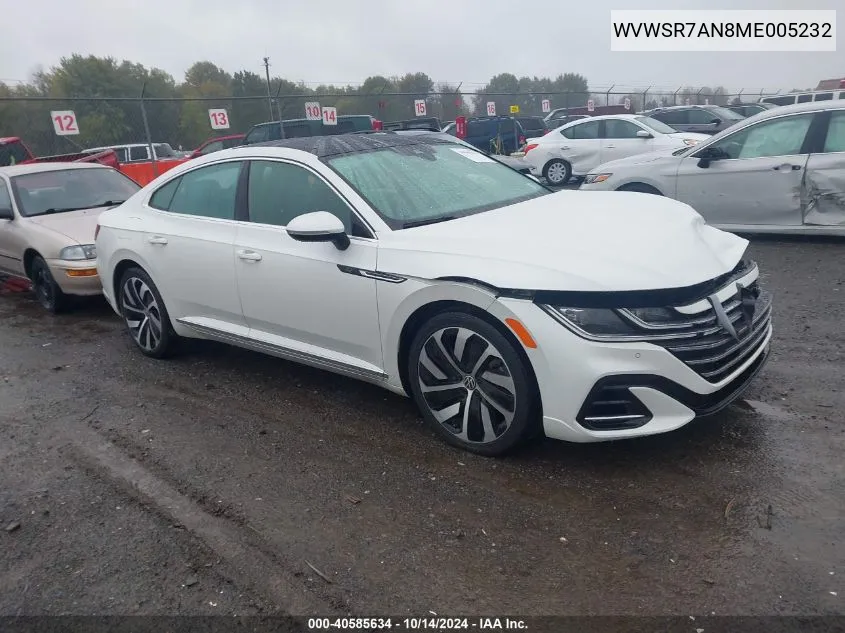 2021 Volkswagen Arteon 2.0T Sel R-Line VIN: WVWSR7AN8ME005232 Lot: 40585634