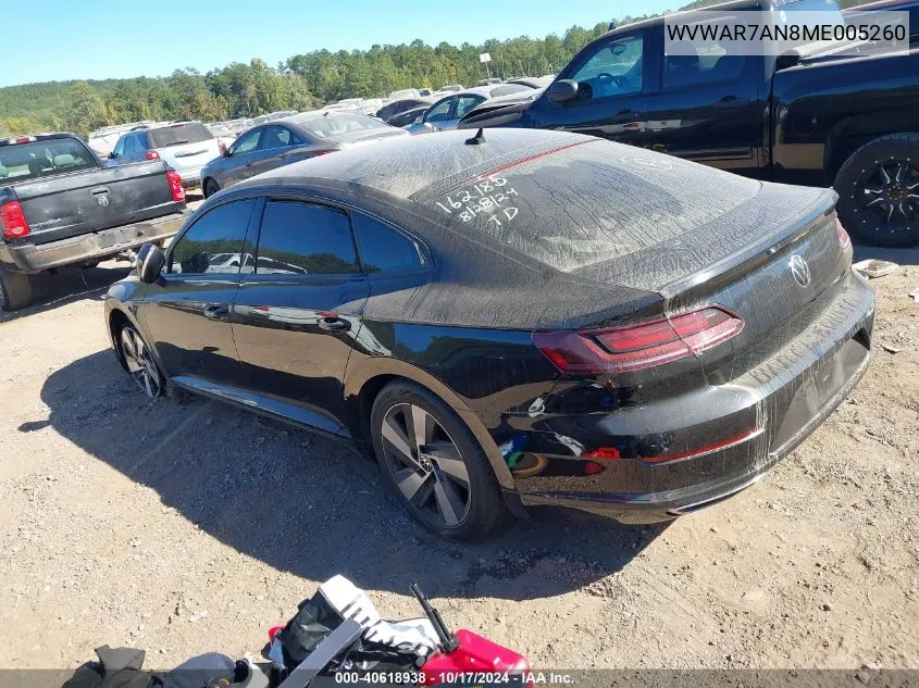 WVWAR7AN8ME005260 2021 Volkswagen Arteon Se