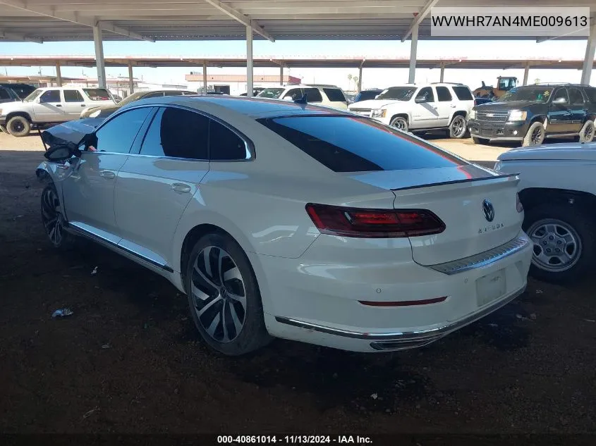 2021 Volkswagen Arteon 2.0T Sel R-Line VIN: WVWHR7AN4ME009613 Lot: 40861014