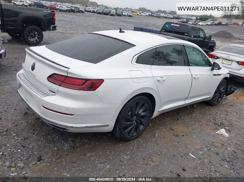 2023 Volkswagen Arteon Sel R-Line VIN: WVWAR7AN4PE011271 Lot: 40434910