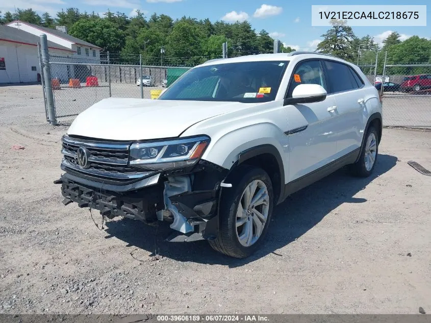 2020 Volkswagen Atlas Cross Sport 3.6L V6 Se W/Technology/3.6L V6 Se W/Technology R-Line VIN: 1V21E2CA4LC218675 Lot: 39606189