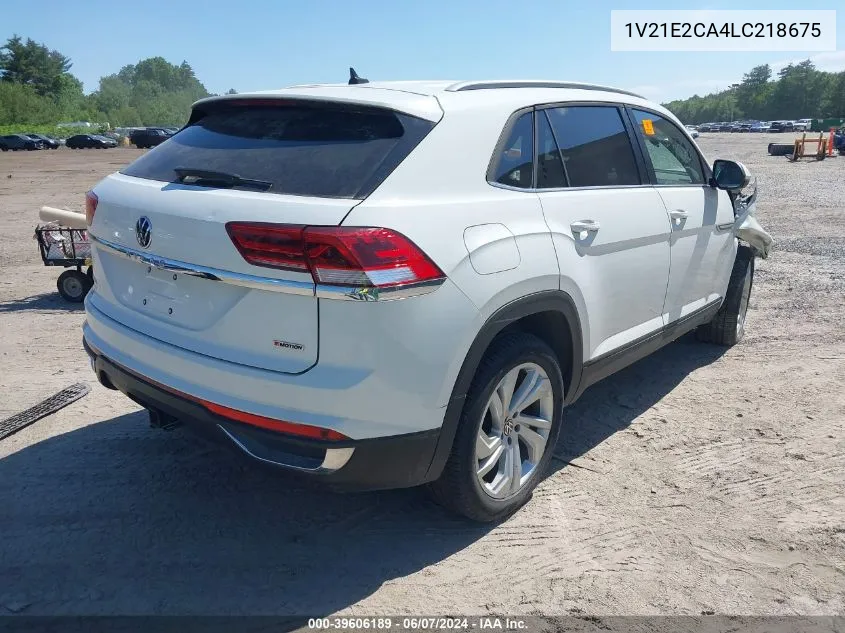 2020 Volkswagen Atlas Cross Sport 3.6L V6 Se W/Technology/3.6L V6 Se W/Technology R-Line VIN: 1V21E2CA4LC218675 Lot: 39606189