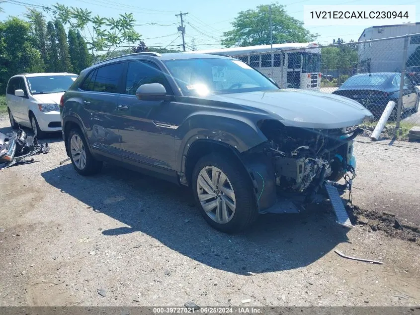 2020 Volkswagen Atlas Cross Sport 3.6L V6 Se W/Technology/3.6L V6 Se W/Technology R-Line VIN: 1V21E2CAXLC230944 Lot: 39727021