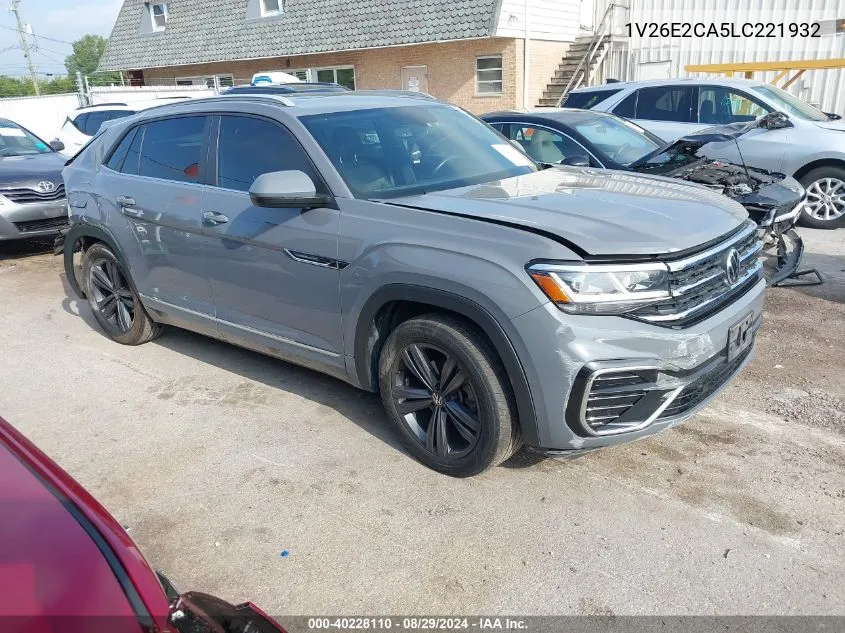 2020 Volkswagen Atlas Cross Sport 3.6L V6 Se W/Technology/3.6L V6 Se W/Technology R-Line VIN: 1V26E2CA5LC221932 Lot: 40228110