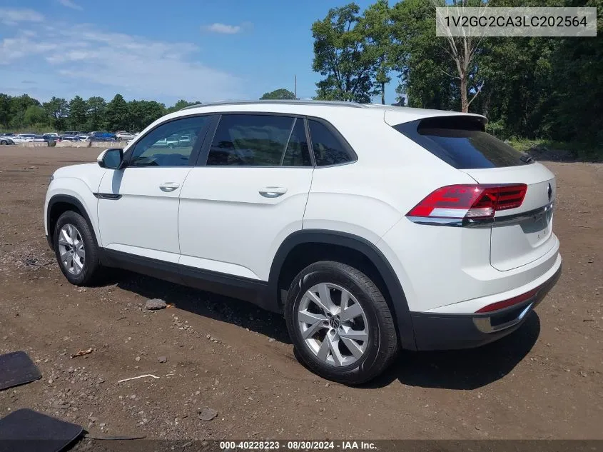 2020 Volkswagen Atlas Cross Sport 2.0T S VIN: 1V2GC2CA3LC202564 Lot: 40228223