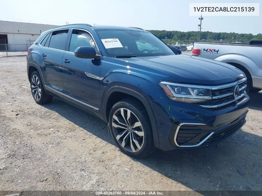 2020 Volkswagen Atlas Cross Sport 3.6L V6 Sel Premium R-Line VIN: 1V2TE2CA8LC215139 Lot: 40263760