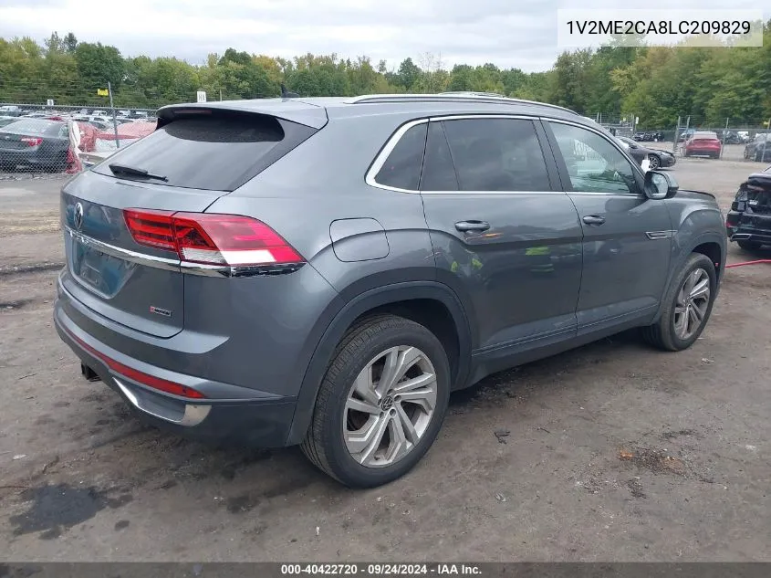 2020 Volkswagen Atlas Cross Sport 3.6L V6 Sel VIN: 1V2ME2CA8LC209829 Lot: 40422720