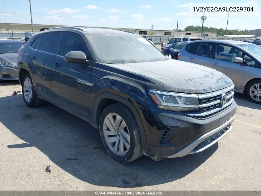 2020 Volkswagen Atlas Cross Sport 3.6L V6 Se W/Technology/3.6L V6 Se W/Technology R-Line VIN: 1V2YE2CA9LC229704 Lot: 40483466