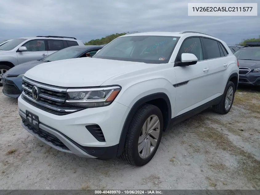 2020 Volkswagen Atlas Cross Sport Se VIN: 1V26E2CA5LC211577 Lot: 40489970