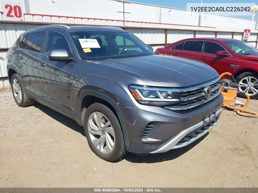 2020 Volkswagen Atlas Cross Sport 3.6L V6 Sel VIN: 1V2EE2CA0LC226242 Lot: 40493264