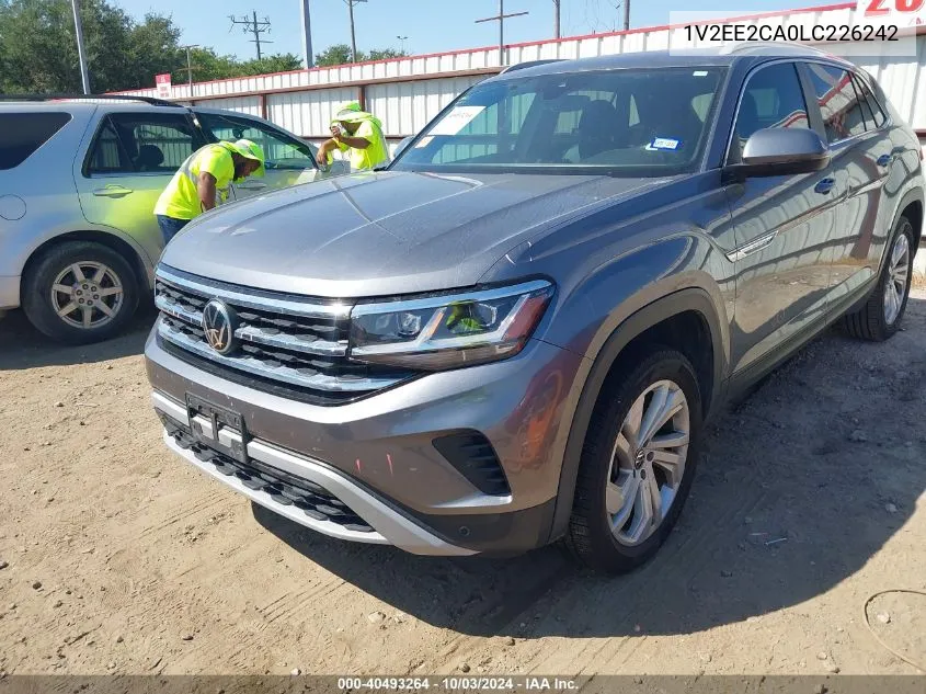 2020 Volkswagen Atlas Cross Sport 3.6L V6 Sel VIN: 1V2EE2CA0LC226242 Lot: 40493264