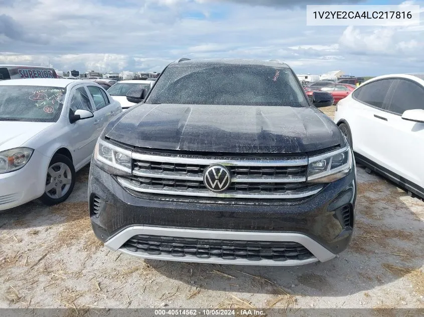 2020 Volkswagen Atlas Cross Sport Se VIN: 1V2YE2CA4LC217816 Lot: 40514562