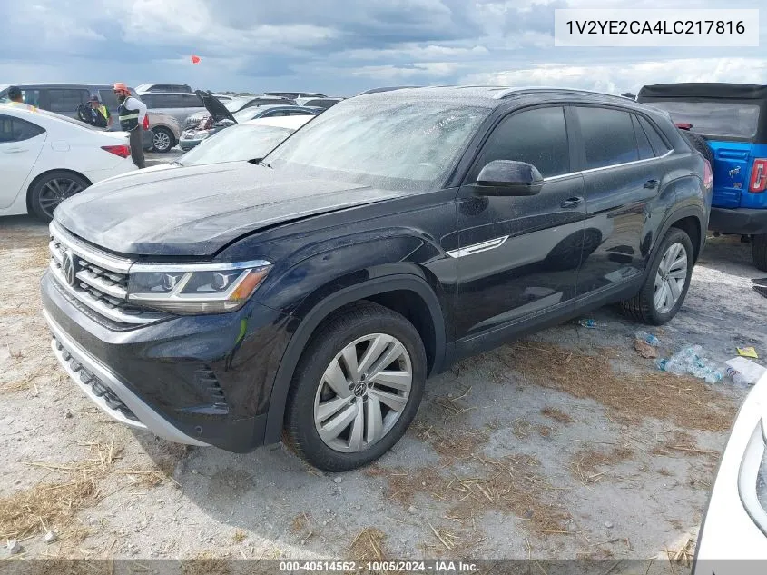 2020 Volkswagen Atlas Cross Sport Se VIN: 1V2YE2CA4LC217816 Lot: 40514562