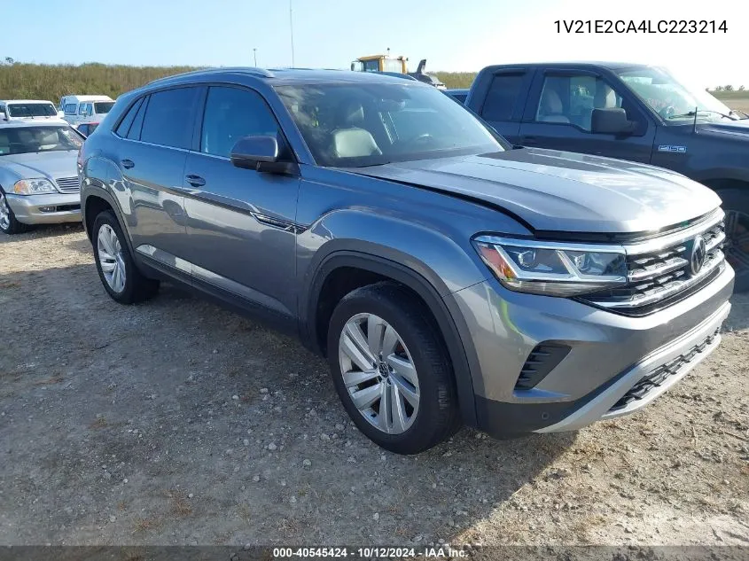 2020 Volkswagen Atlas Cross Sport 3.6L V6 Se W/Technology/3.6L V6 Se W/Technology R-Line VIN: 1V21E2CA4LC223214 Lot: 40545424