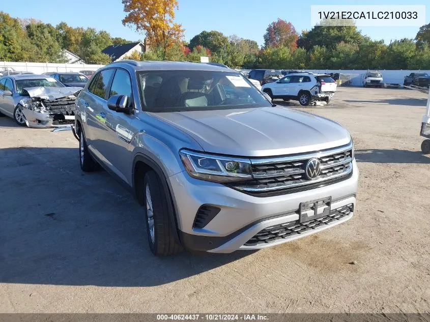 2020 Volkswagen Atlas Cross Sport 3.6L V6 Se W/Technology/3.6L V6 Se W/Technology R-Line VIN: 1V21E2CA1LC210033 Lot: 40624437