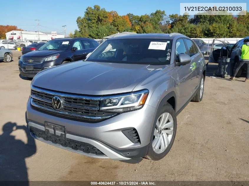 2020 Volkswagen Atlas Cross Sport 3.6L V6 Se W/Technology/3.6L V6 Se W/Technology R-Line VIN: 1V21E2CA1LC210033 Lot: 40624437