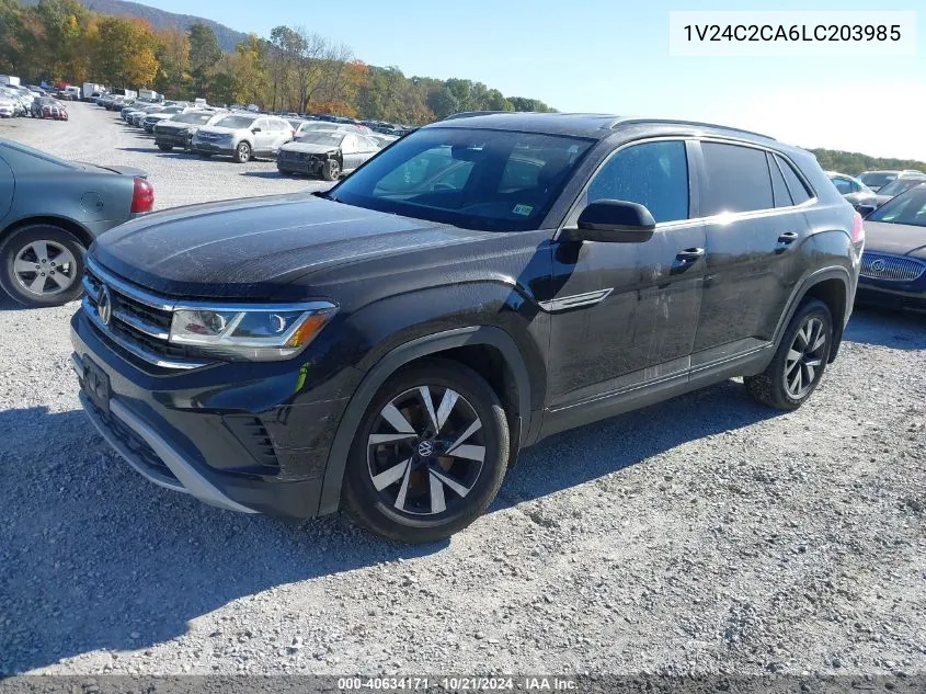 2020 Volkswagen Atlas Cross Sport 2.0T Se VIN: 1V24C2CA6LC203985 Lot: 40634171