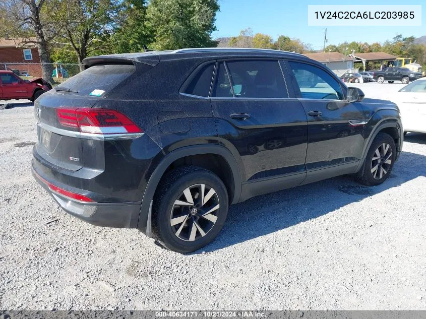 2020 Volkswagen Atlas Cross Sport 2.0T Se VIN: 1V24C2CA6LC203985 Lot: 40634171