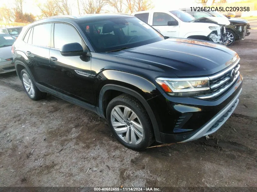 2020 Volkswagen Atlas Cross Sport 3.6L V6 Se W/Technology/3.6L V6 Se W/Technology R-Line VIN: 1V26E2CA5LC209358 Lot: 40682455