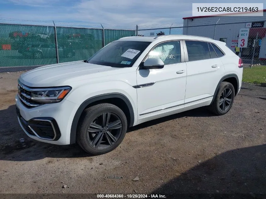 2020 Volkswagen Atlas Cross Sport 3.6L V6 Se W/Technology/3.6L V6 Se W/Technology R-Line VIN: 1V26E2CA8LC219463 Lot: 40684360