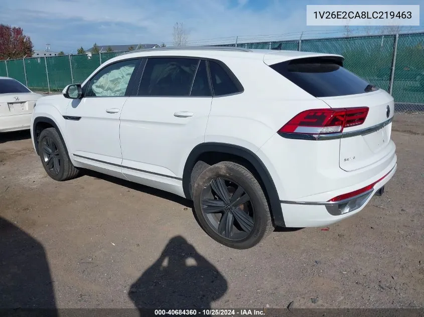 2020 Volkswagen Atlas Cross Sport 3.6L V6 Se W/Technology/3.6L V6 Se W/Technology R-Line VIN: 1V26E2CA8LC219463 Lot: 40684360