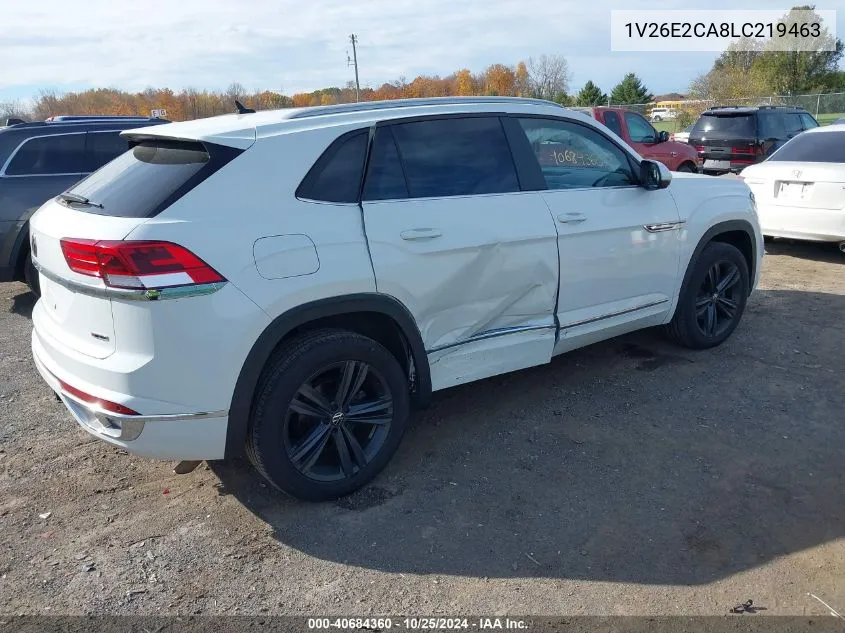 2020 Volkswagen Atlas Cross Sport 3.6L V6 Se W/Technology/3.6L V6 Se W/Technology R-Line VIN: 1V26E2CA8LC219463 Lot: 40684360